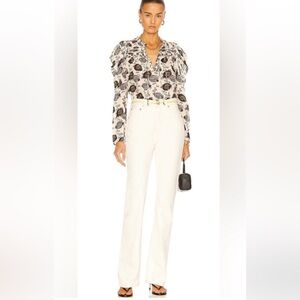 Ulla Johnson Bevin Blouse in Gardenia Floral
ULLA JOHNSON